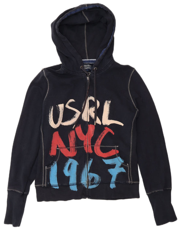 Polo Ralph Lauren Ženski pulover s kapuljačom s patentnim zatvaračem UK 14 Veliki tamnoplavi