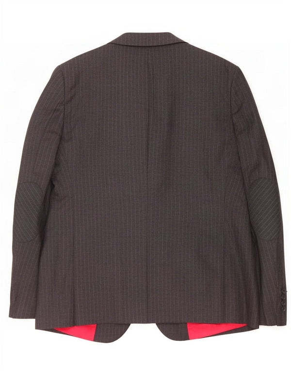 Tommy Hilfiger muška jakna sa 2 gumba IT 56 3XL siva prugasta