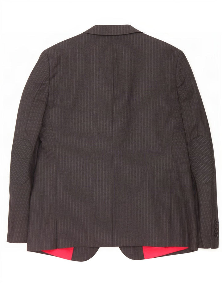 Tommy Hilfiger muška jakna sa 2 gumba IT 56 3XL siva prugasta