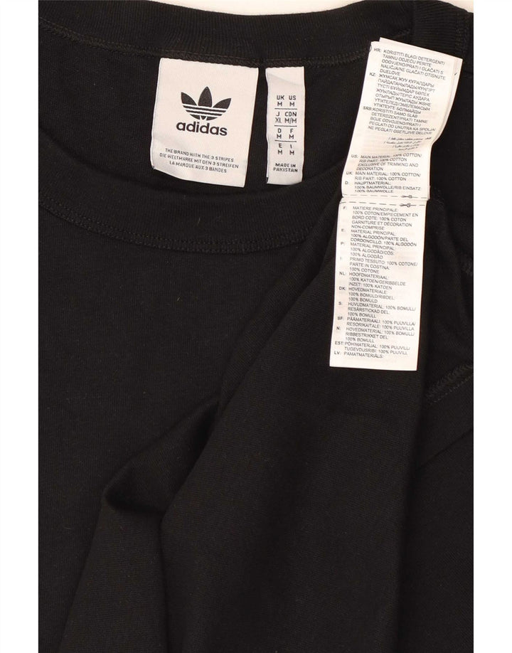 Adidas muška majica kratkih rukava Srednji crni pamuk
