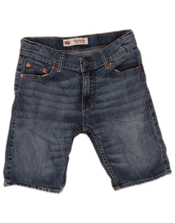 Levi's Boys 511 uske traper kratke hlače 11-12 godina W26 plavi pamuk