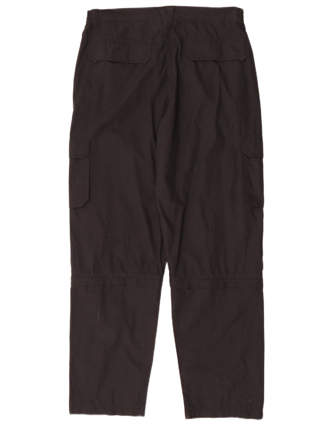 TOPTEX muške ravne kargo hlače IT 52 XL W36 L33 crni pamuk