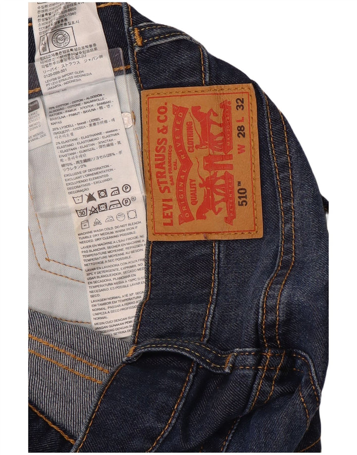 Levi's muške 510 uske traperice W28 L32 plavi pamuk