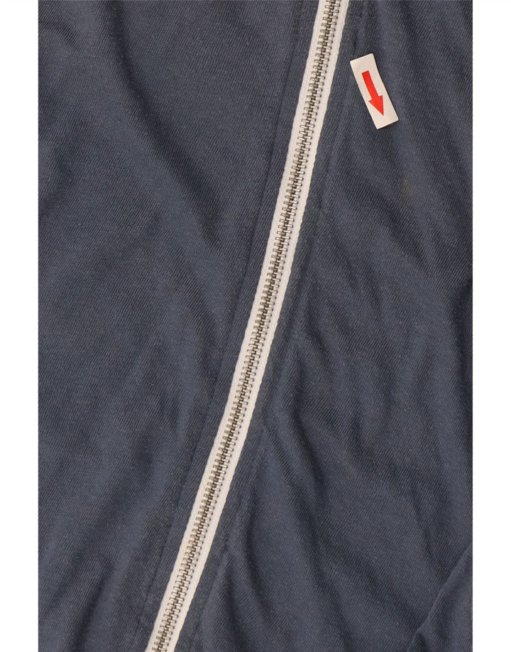 Jack & Jones muški pulover s kapuljačom na patentni zatvarač srednje plavi pamuk