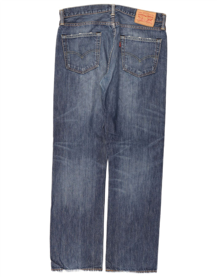 Levi's muške 504 ravne traperice W32 L30 plave