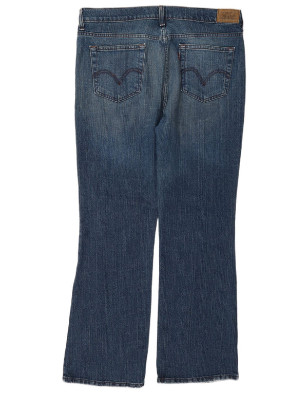 Levi's ženske 515 Bootcut traperice US 14 XL W36 L30 plavi pamuk