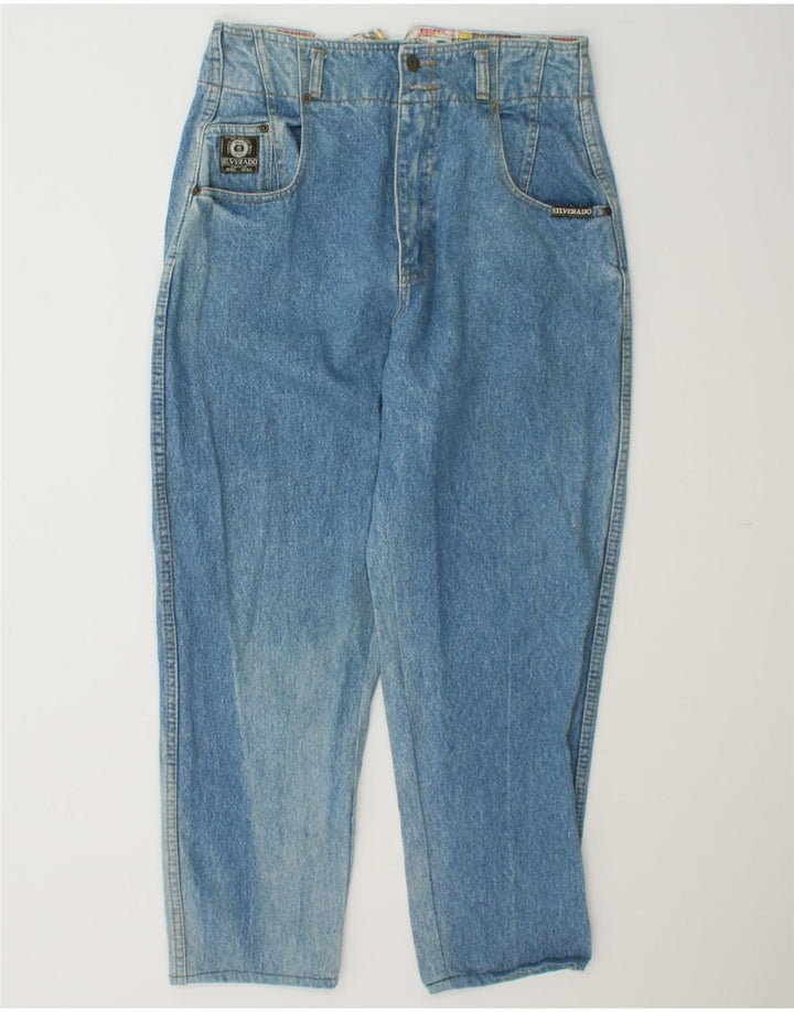 SILVERADO Womens High Rise Tapered Jeans W30 L26 Blue Vintage Silverado and Second-Hand Silverado from Messina Hembry 
