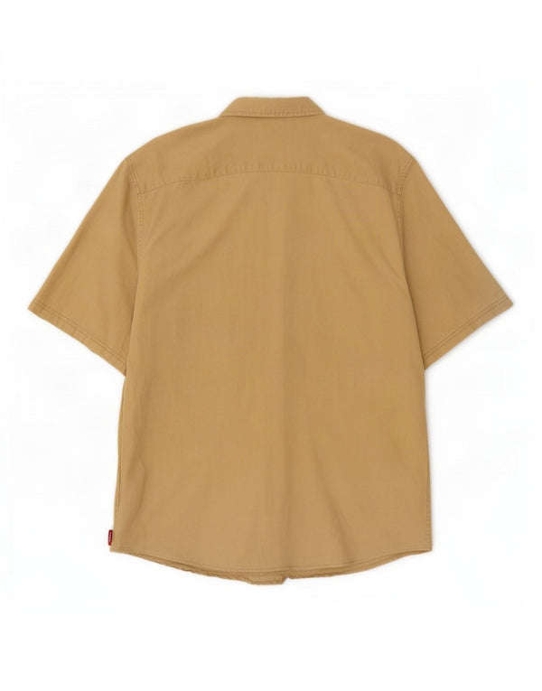 Wrangler muška majica kratkih rukava XL bež pamuk