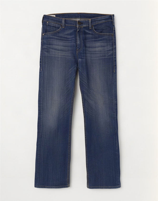 Levi's muške ravne traperice W33 L30 plavi pamuk