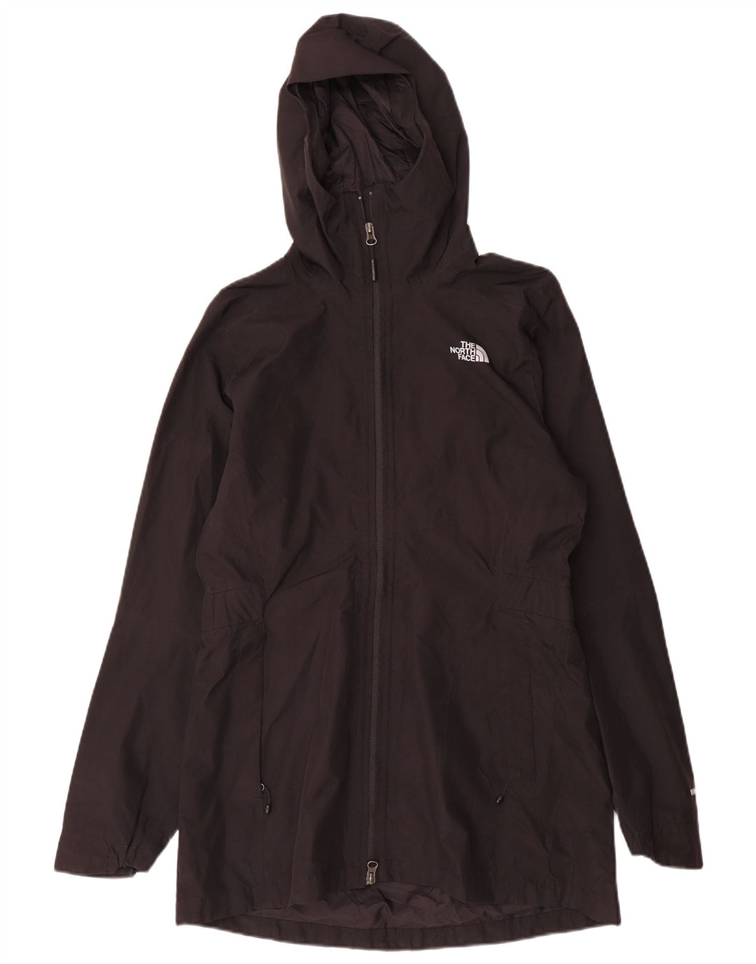 The North Face ženska kišna jakna s kapuljačom UK 14 srednji crni poliester