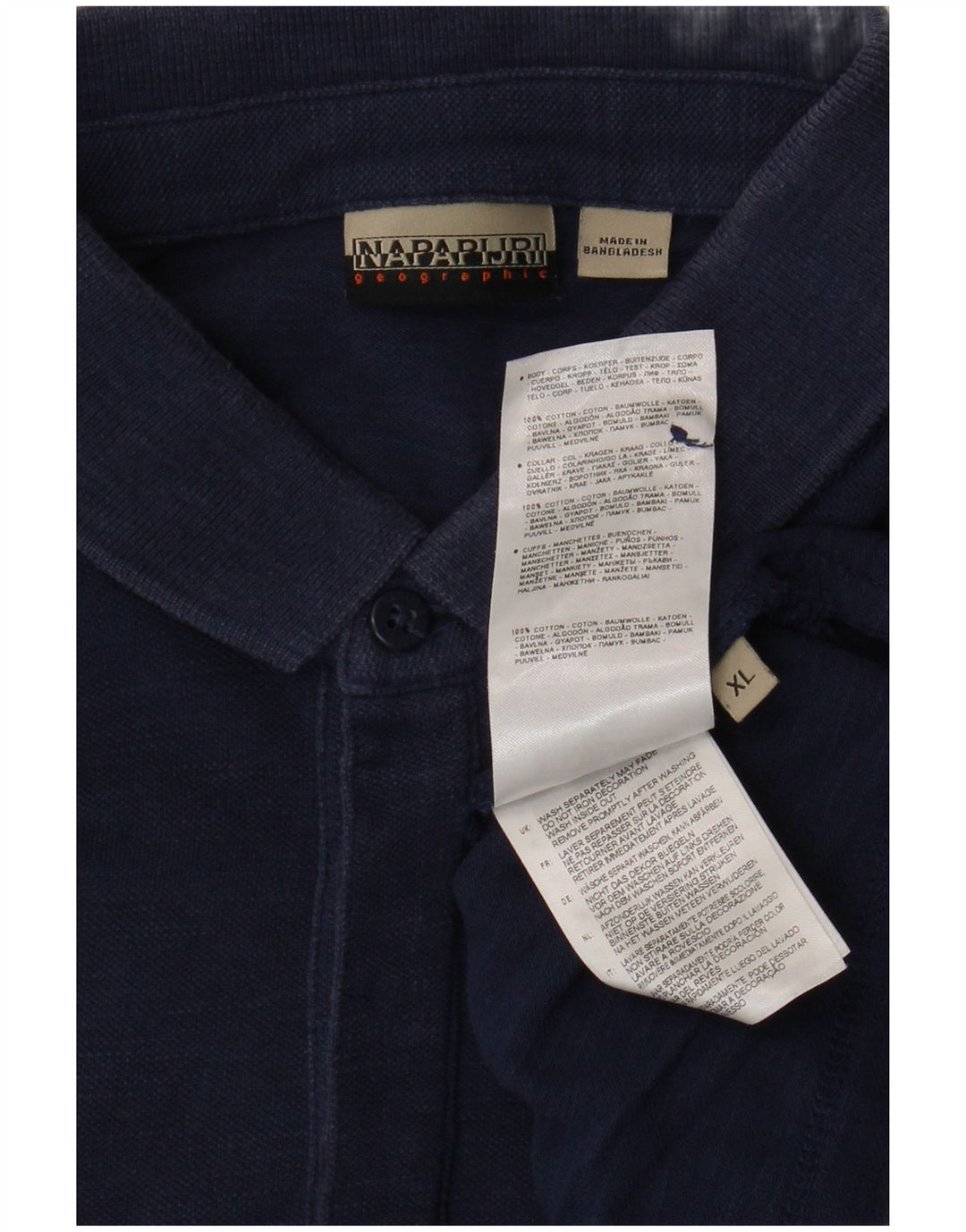 NAPAPIJRI muška polo majica XL tamnoplavi pamuk