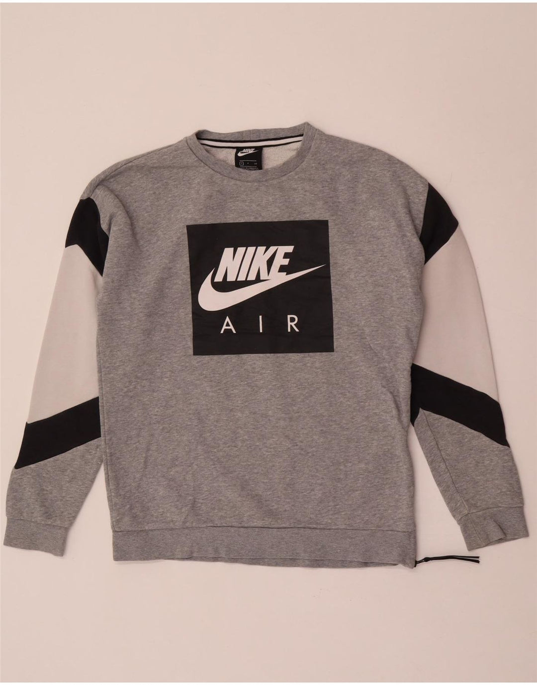 Nike muška majica s grafičkim motivima, mali sivi pamuk u blokovima boja