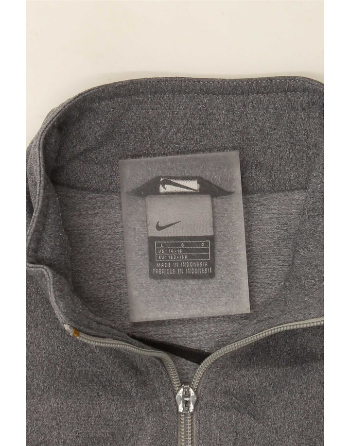 Nike Boys Graphic Trenirka Gornja jakna 12-13 godina Large Grey Flected