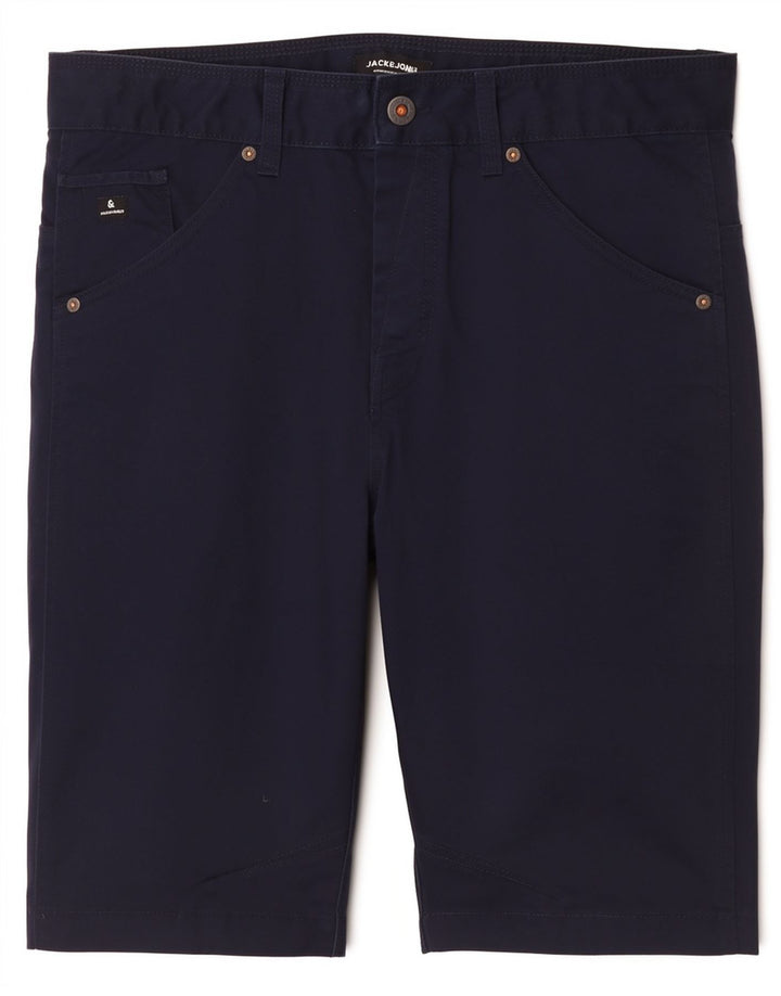 Jack & Jones muške chino kratke hlače velike W34 tamnoplavi poliester