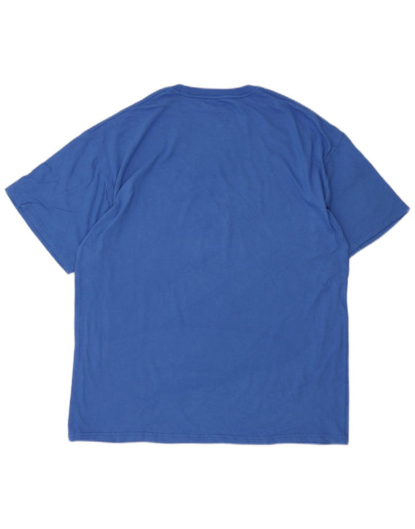 Champion Top majica s grafičkim motivima XL plavi pamuk