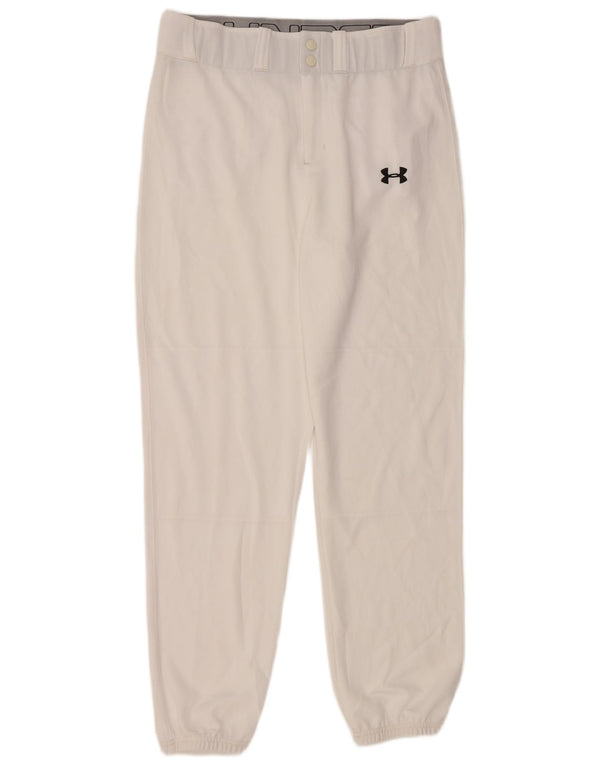 UNDER ARMOUR Muške joggers Large Hlače za slobodno vrijeme W34 L30 Bijele