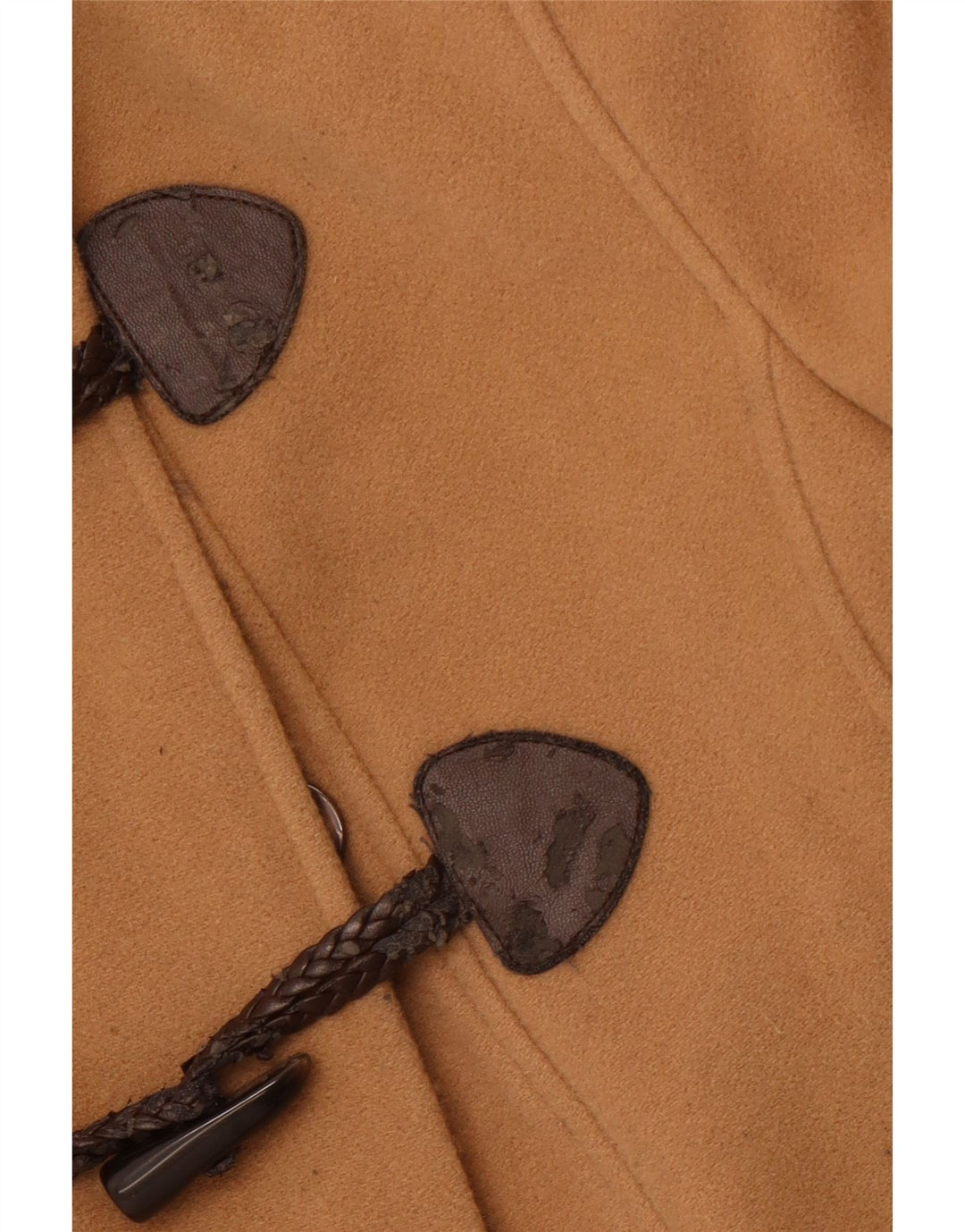 LAURA ASHLEY Ženska vojna jakna s kapuljačom UK 14 Velika smeđa vunena