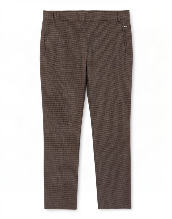 Marks & Spencer Womens Casual Trousers UK 12 Medium W30 L26 Brown
