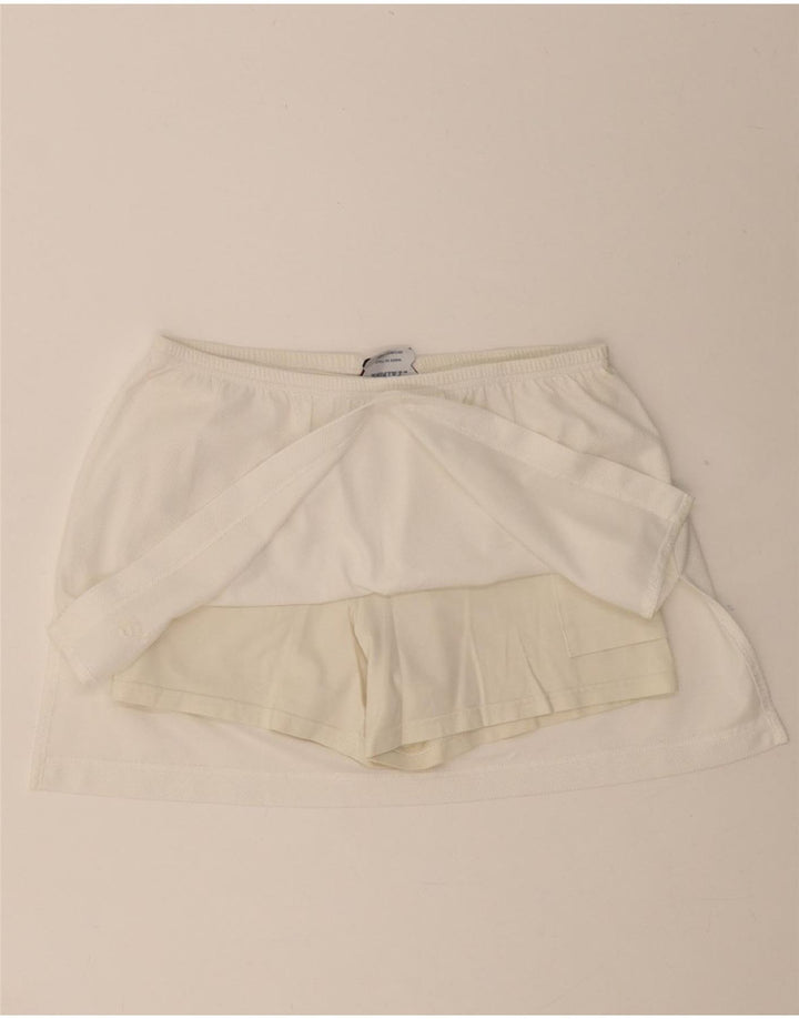 AUSTRALIAN L'ALPINA Womens Skort IT 46 Large White Polyester Vintage AUSTRALIAN L'ALPINA and Second-Hand AUSTRALIAN L'ALPINA from Messina Hembry 