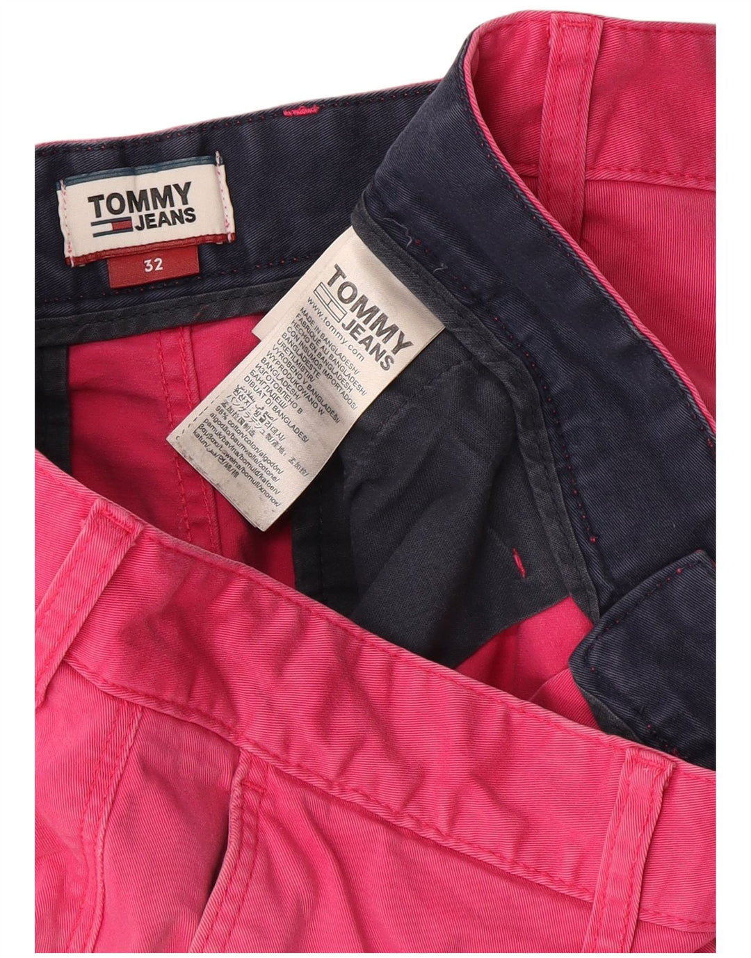Tommy Hilfiger muške chino kratke hlače W32 srednje ružičasti pamuk