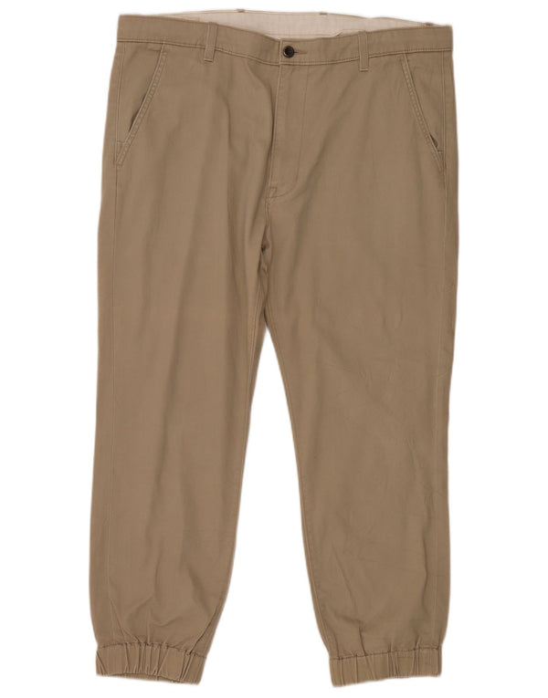 Levi's muške joggers chino hlače W38 L30 bež pamuk