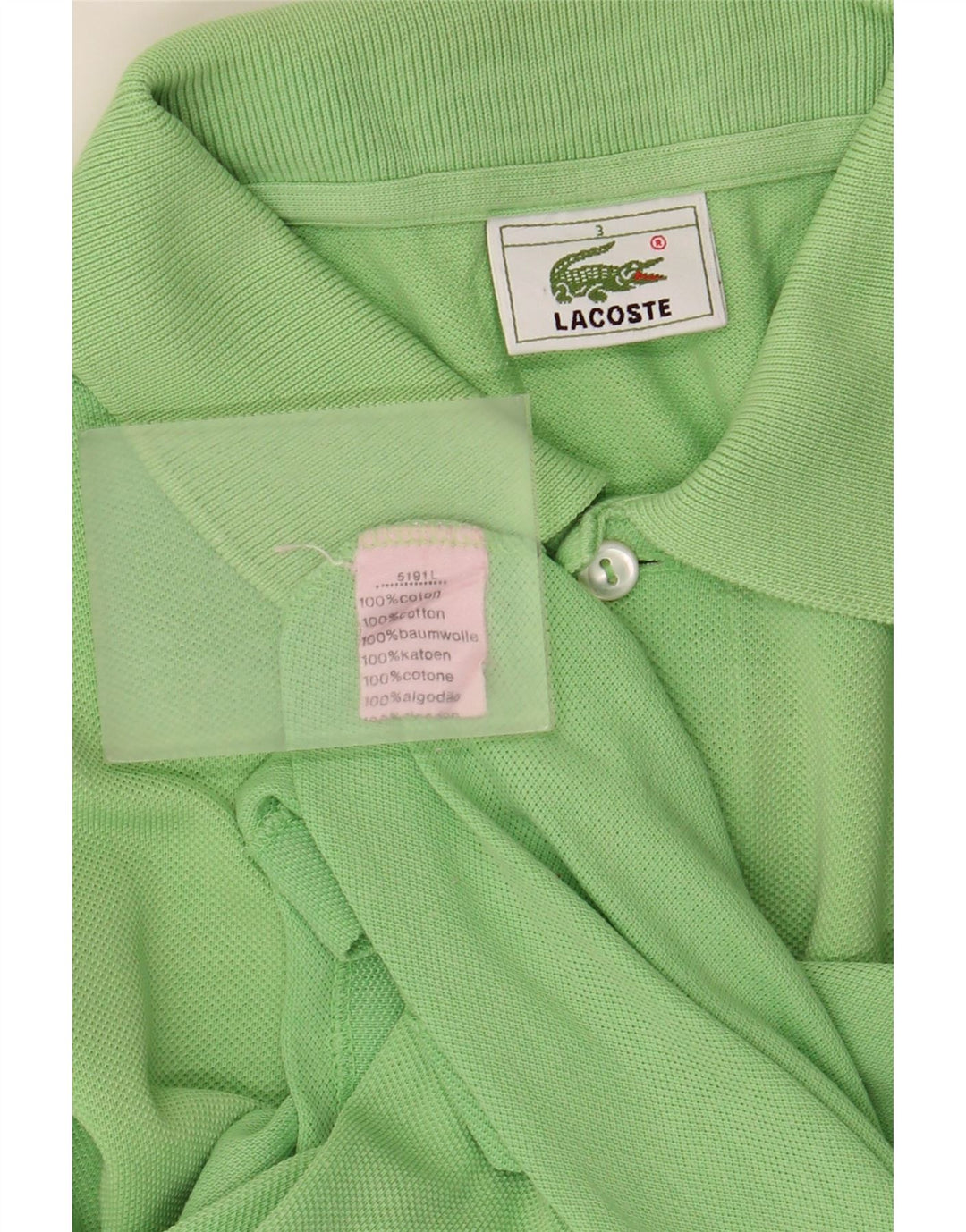 LACOSTE muška polo majica veličine 3 mala zelena pamuk