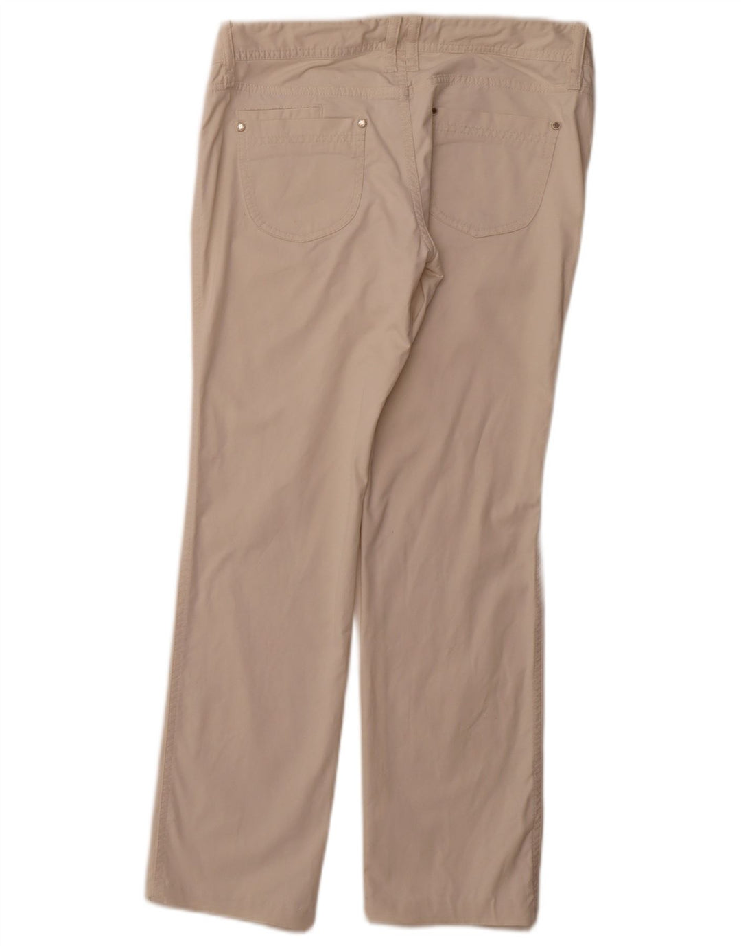 MASSIMO DUTTI Womens Straight Casual Trousers EU 40 Medium W30 L28 White