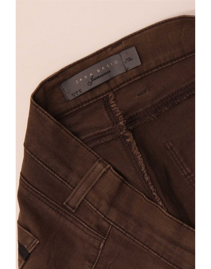 Zara ženske uske traperice EU 38 male W28 L31 smeđe
