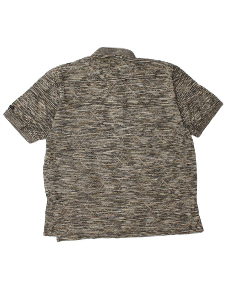 IZOD Muška polo majica Large Grey Geometric Pamuk