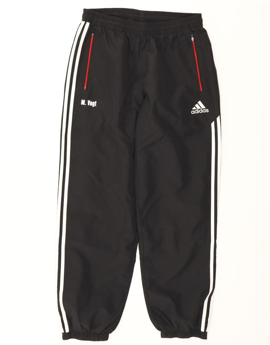 ADIDAS muške trenirke hlače Joggers UK 42/44 veliki crni poliester