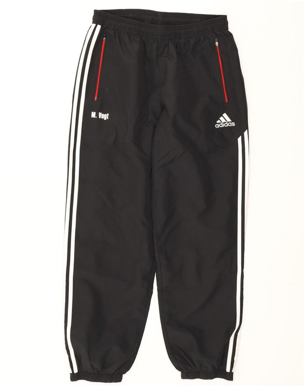 ADIDAS muške trenirke hlače Joggers UK 42/44 veliki crni poliester