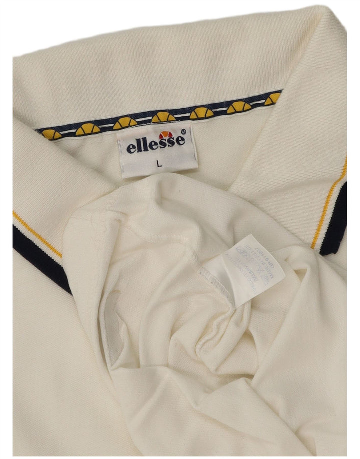 Ellesse muška polo majica Large White Cotton