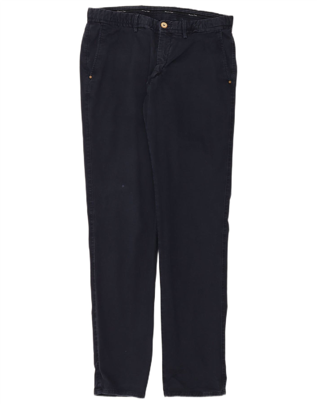 MASSIMO DUTTI Muške uske chino hlače EU 42 Large W32 L34 tamnoplave
