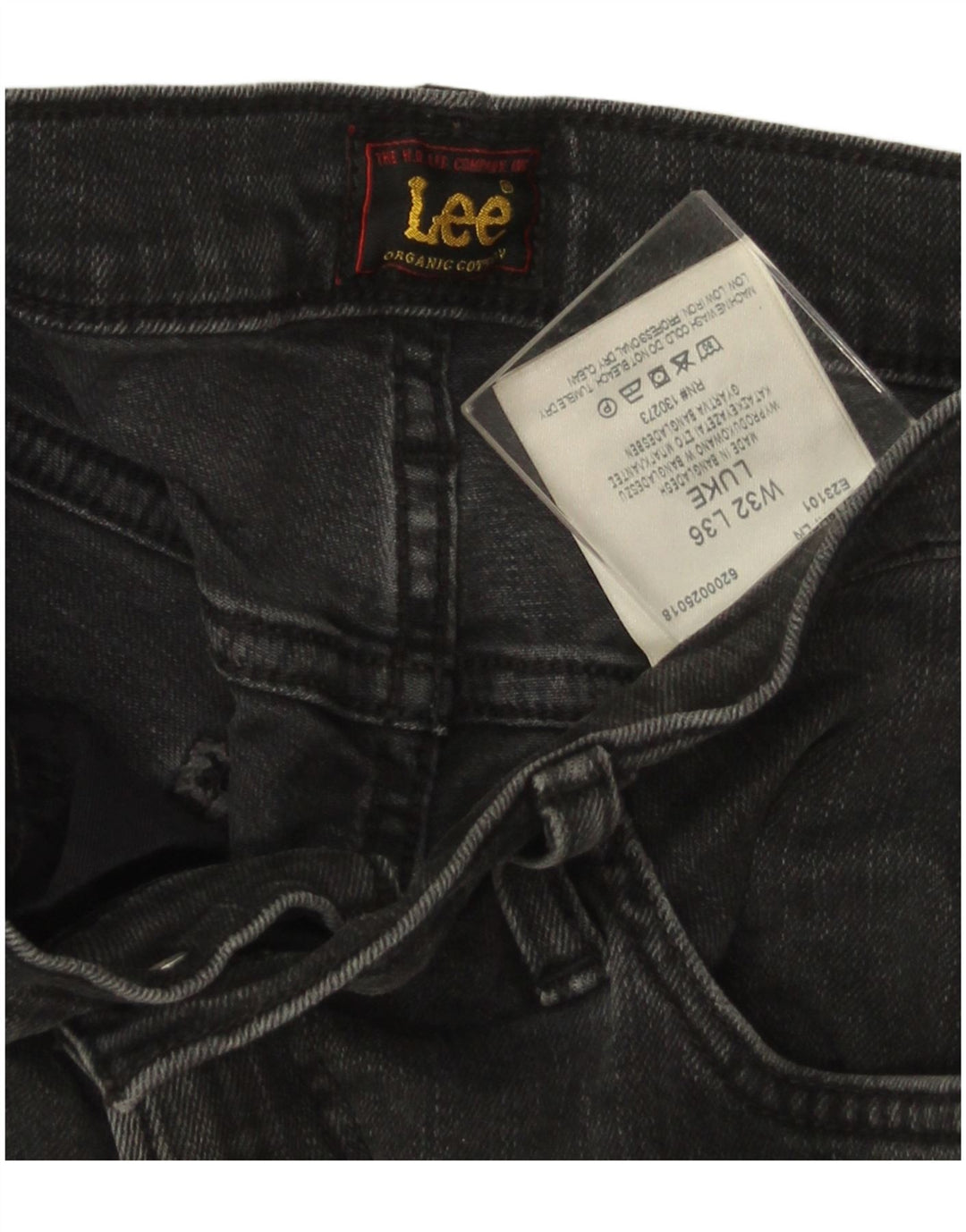 Lee Mens Luke Slim Jeans W32 L36 Sivi pamuk