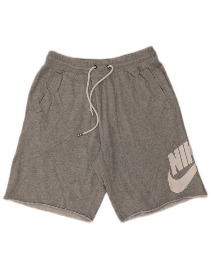 Nike muške kratke sportske hlače s grafičkim motivima, srednje sivi flekasti pamuk