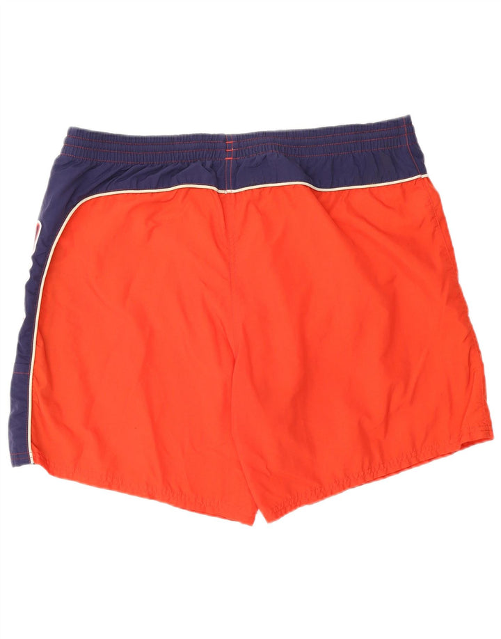 Fila muške kratke hlače za kupanje s grafičkim motivima od poliamida velikih crvenih blokova boja
