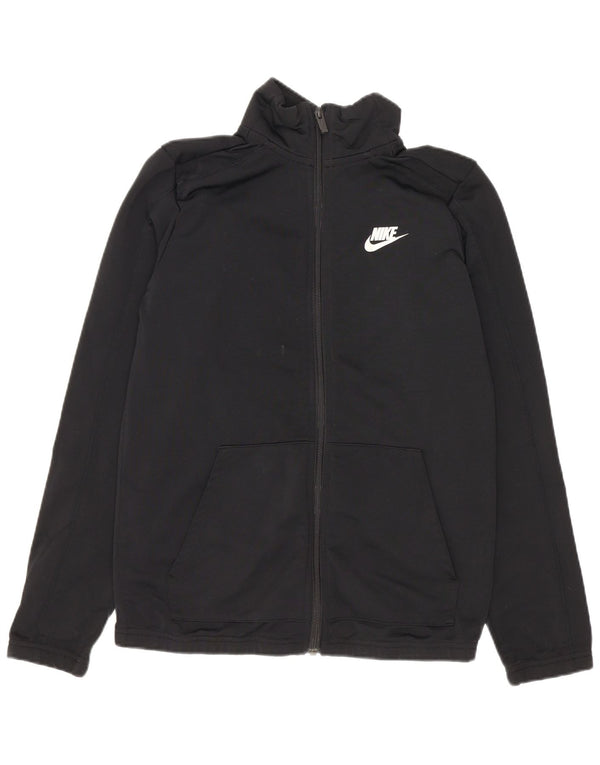 Nike Boys Trenirka Gornja jakna 12-13 godina velika crna poliester