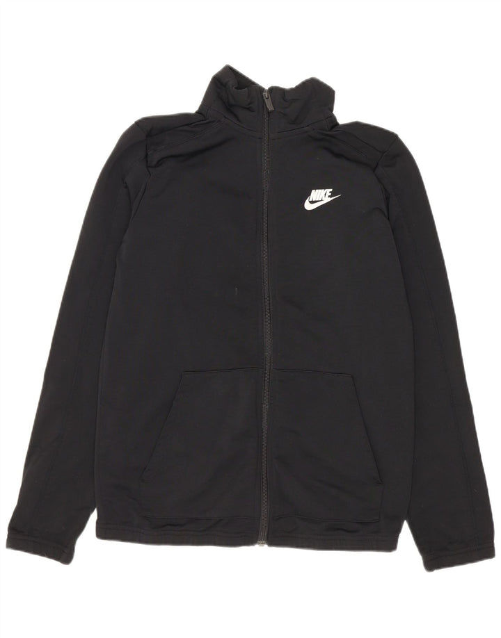 Nike Boys Trenirka Gornja jakna 12-13 godina velika crna poliester