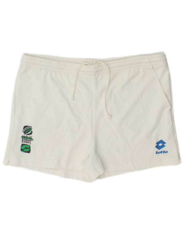LOTTO Boys Graphic Sport Shorts 15-16 Years 3XL bijeli poliester