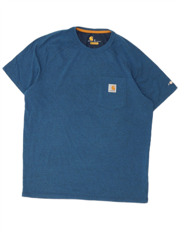CARHARTT muška majica kratkih rukava opuštenog kroja srednje plavi poliester