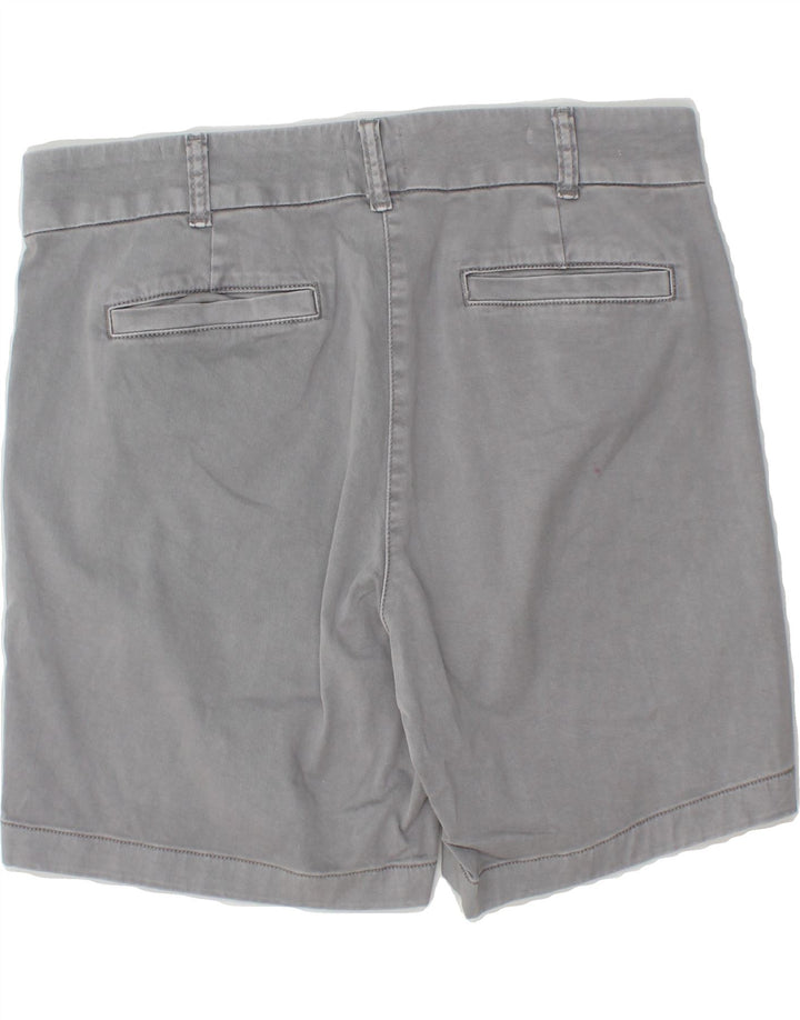 J. CREW Womens Chino Shorts US 10 Large W34  Grey Vintage J. Crew and Second-Hand J. Crew from Messina Hembry 