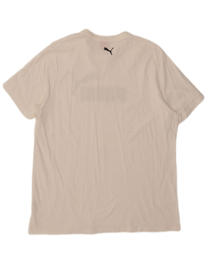 Puma muška majica s grafičkim motivima 2XL bijela