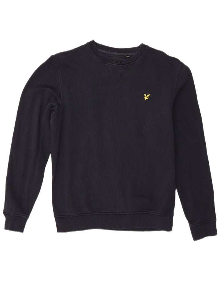 Lyle & Scott muška majica s kratkim rukavima Mali tamnoplavi pamuk