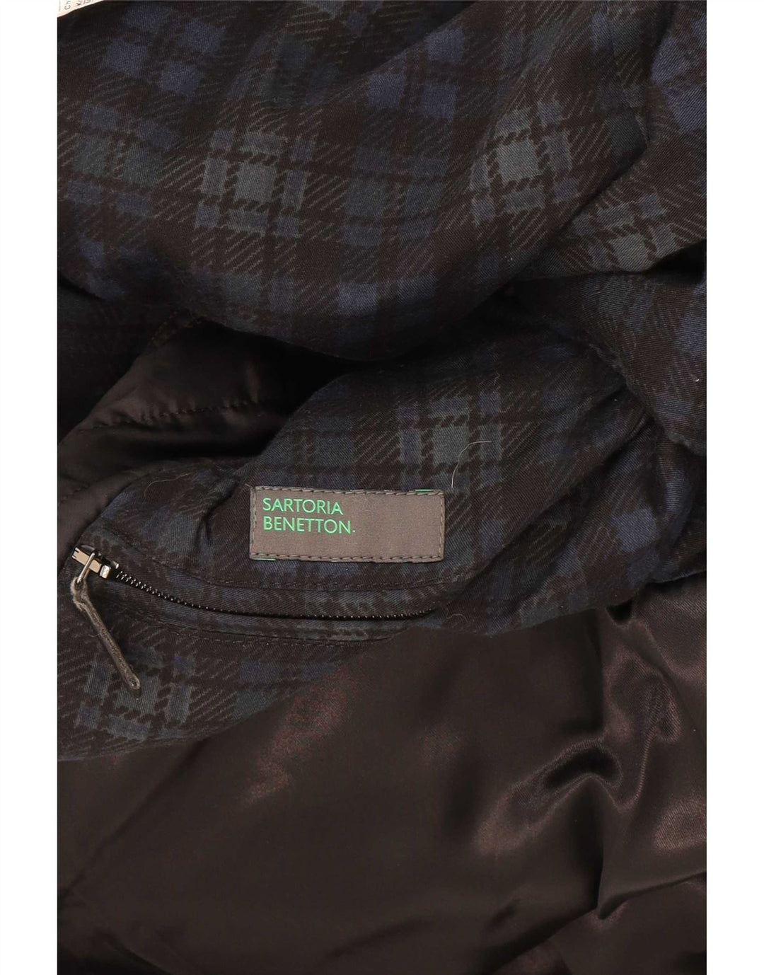 Benetton muški kaput IT 52 XL crni akril
