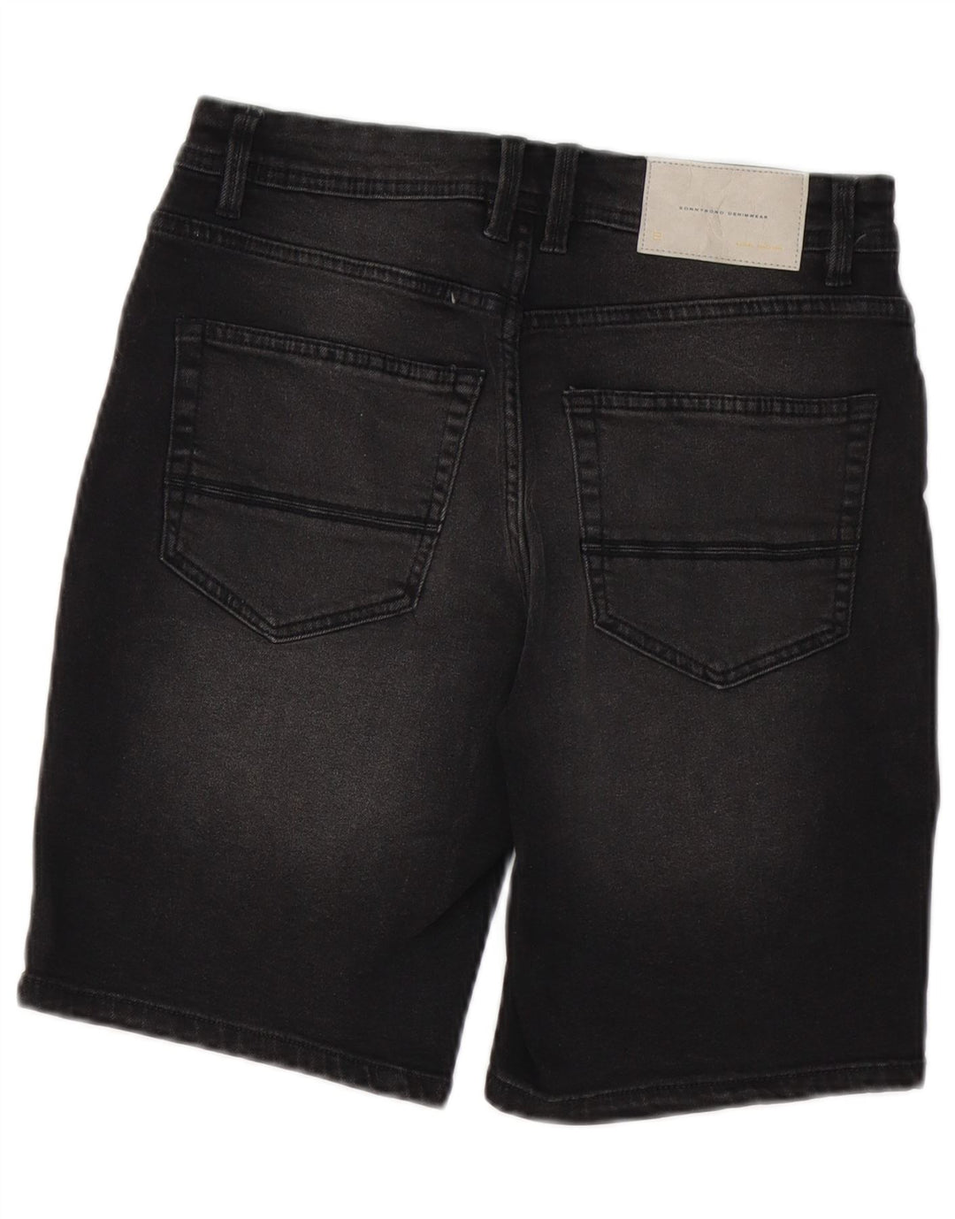 SONNY BONO Ženske traper kratke hlače IT 44 srednje W29 crni pamuk