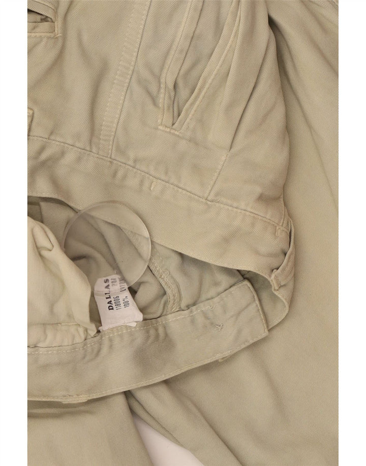 Dallas muške ležerne hlače s štipaljkama W34 L29 Zeleni pamuk