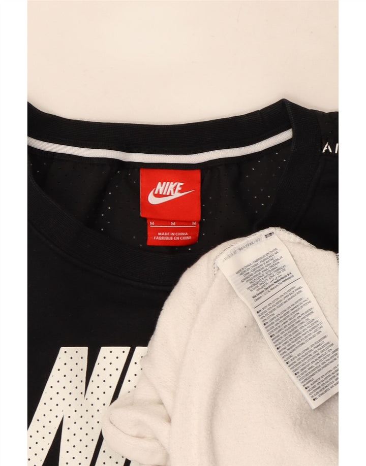 Nike muška trenirka s grafičkim motivima, srednji crni, pamuk