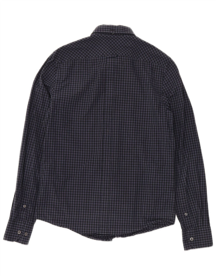 BEN SHERMAN Muška košulja XS tamnoplavi pamuk od ginghama