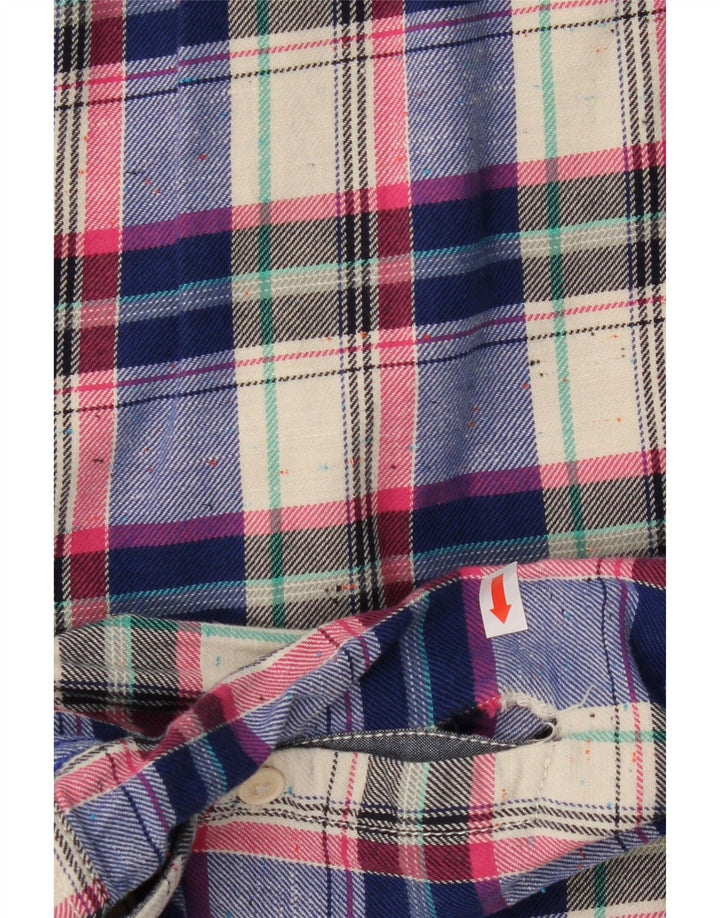 TOMMY HILFIGER Mens Flannel Shirt Small Multicoloured Check Cotton Vintage Tommy Hilfiger and Second-Hand Tommy Hilfiger from Messina Hembry 
