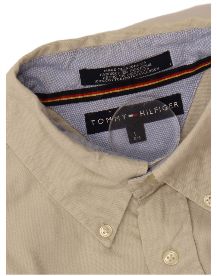 TOMMY HILFIGER Muška košulja Large Off White Pamuk